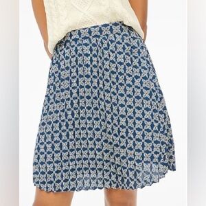 J. Crew Factory Pleated Mini Skirt